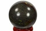 Polished Dragon's Blood Jasper Sphere - Australia #116112-1